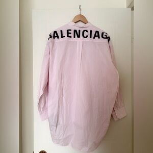 Brand New Balenciaga Pink Logo Shirt